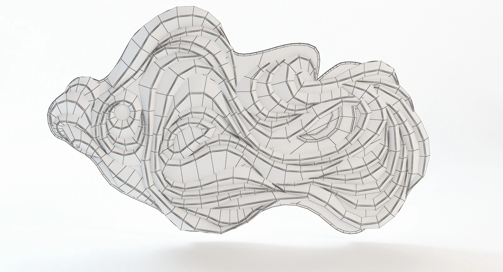 Korakot Aromdee Ties The Knot Wall Art 3D Model_04